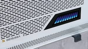 Berussa H12-YT 10 kW Yer Tipi Hermetik Doğalgaz Sobası